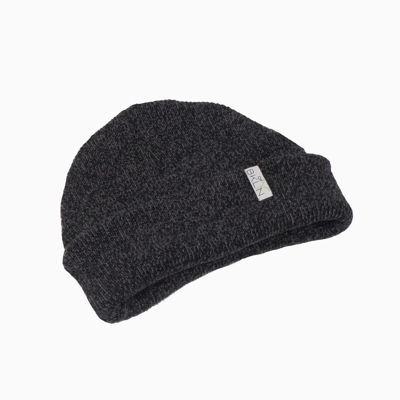 Gray Rib-Knit Beanie/Slouchie - Adult/Big Kid