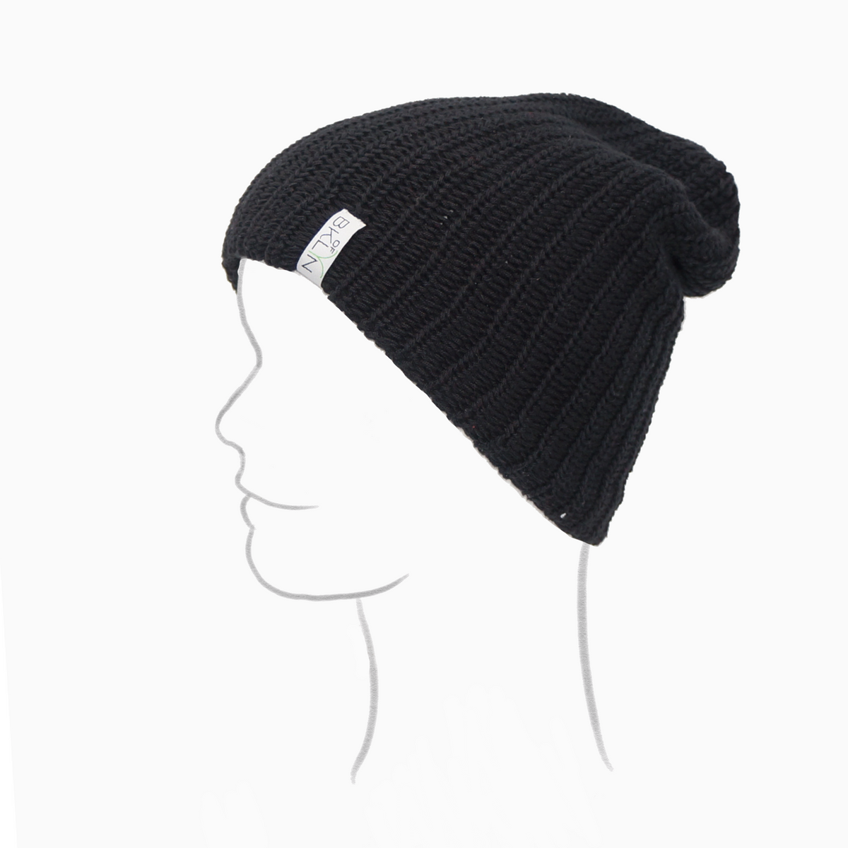 Panther Black Beanie/Slouchie - Children