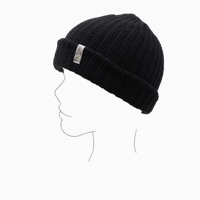 Panther Black Beanie/Slouchie - Children