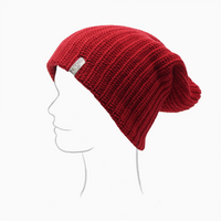 Scarlet Red Beanie/Slouchie - Adult/Big Kid