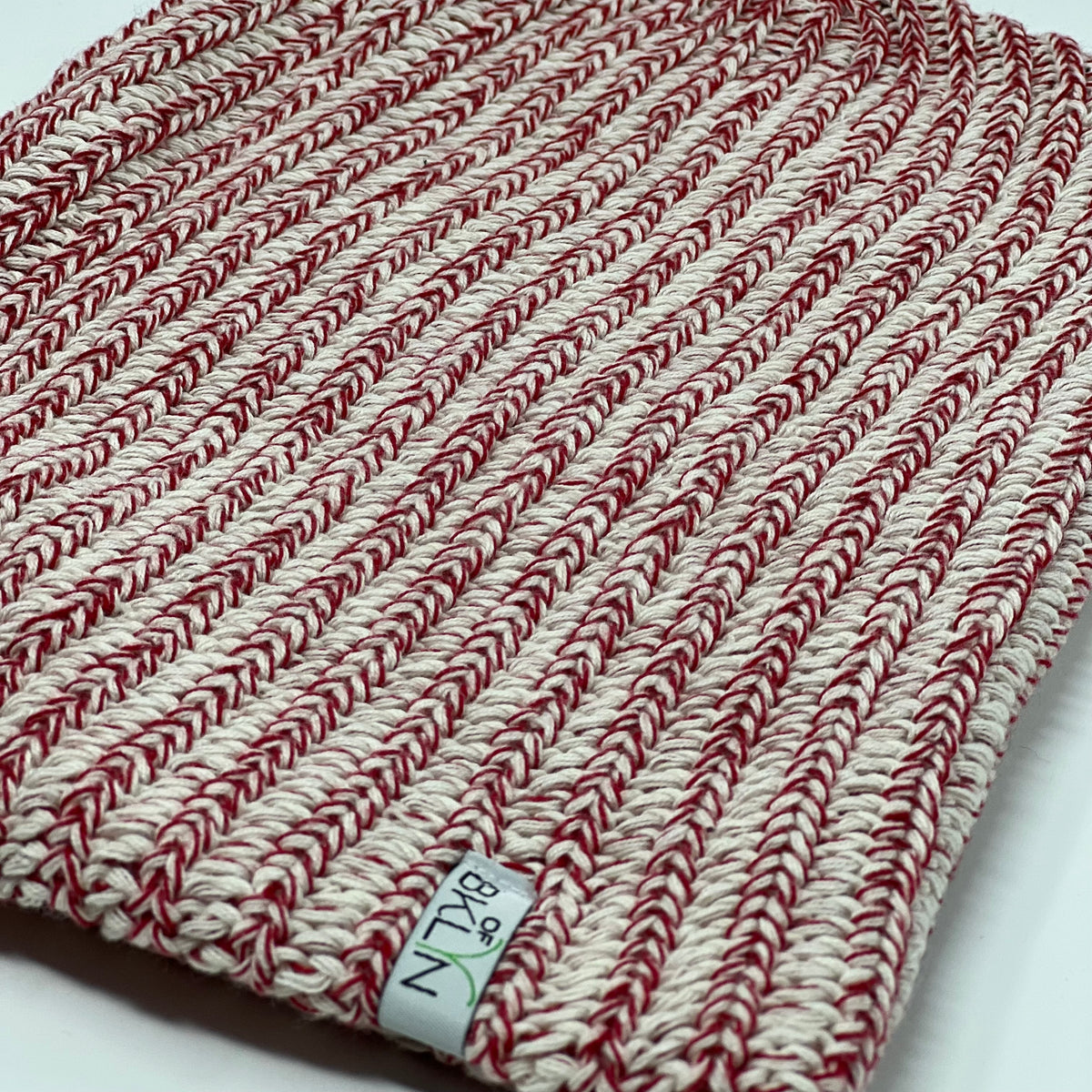 Crimson & Natural Beanie/Slouchie- Adult/Big Kid